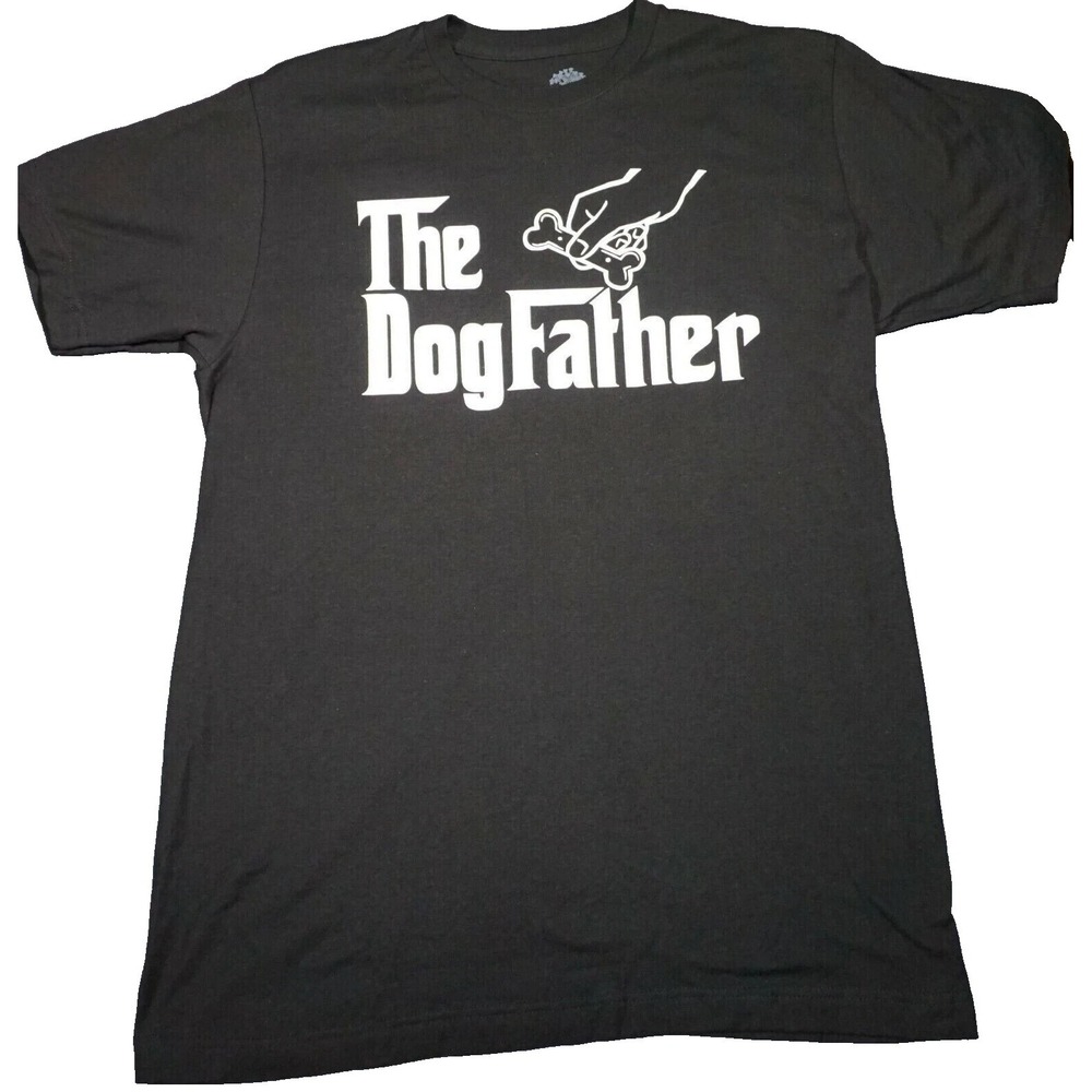THE DOG FATHER‎  T-Shirt God Father Spoof Dog Lovers Gift - Men Medium NEW